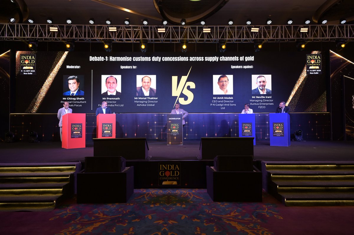 Watch the latest videos of IGC 2025! "Where the World Meets India" India's Largest Bullion Conference!
goldconference.in/IGC2025-videos…

🔥 See you next year in Goa from 20-23 Aug 2026!
.
.
.
#IGC2025 #BullionWorld #Eventellglobal #Gold #Bullion