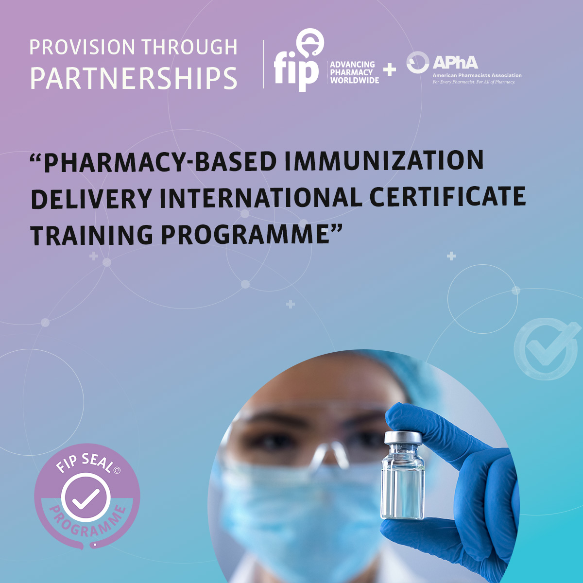 The American Pharmacists Association’s Pharmacy-Based Immunization Delivery International certificate training equips pharmacists worldwide with high-quality, practice-based education.  Learn more here: pharmacist.com/Education/Part…