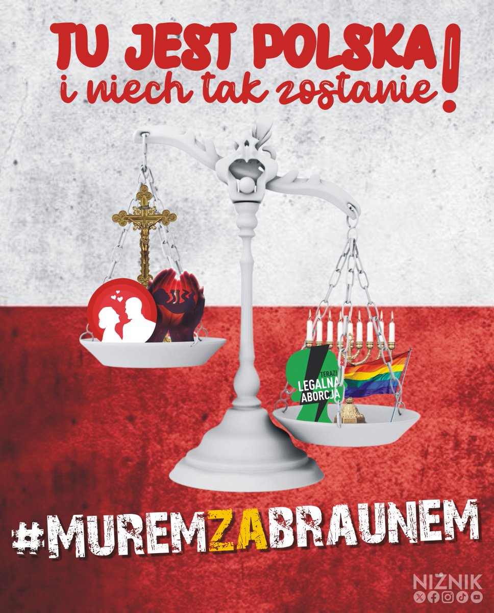 KonradNiznik_'s tweet image. Sprawa przeciwko @GrzegorzBraun_ , która ma rozpocząć się 14.10.2025, dotyczy tak naprawdę fundamentalnych kwestii na jakich oparta jest cywilizacja łacińska.
Albo te wartości obronimy, albo już po nas.
Zatem #MuremZaBraunem
@KoronyPolskiej