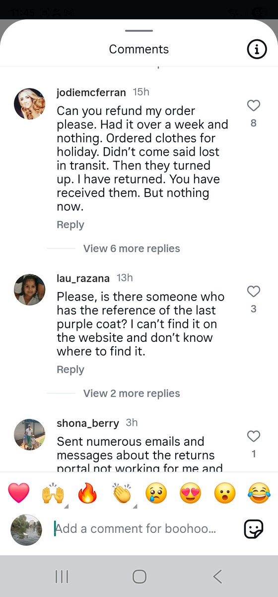 Maria42516250's tweet photo. @boohoo this is just a few ! Complaints there are thousands  ! Im not going to stop untill you stop ROBBING CUSTOMERS! https://t.co/9WfYnKCaKu