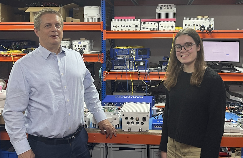 cablefreeltd's tweet image. Nurturing talent:
Many thanks to Laura for all your contributions at #CableFree: Wireless Excellence this summer:
Our team greatly enjoyed working with you on latest #5G #RAN tech as well as other areas.
We wish you the very best for your ongoing studies at Cambridge!