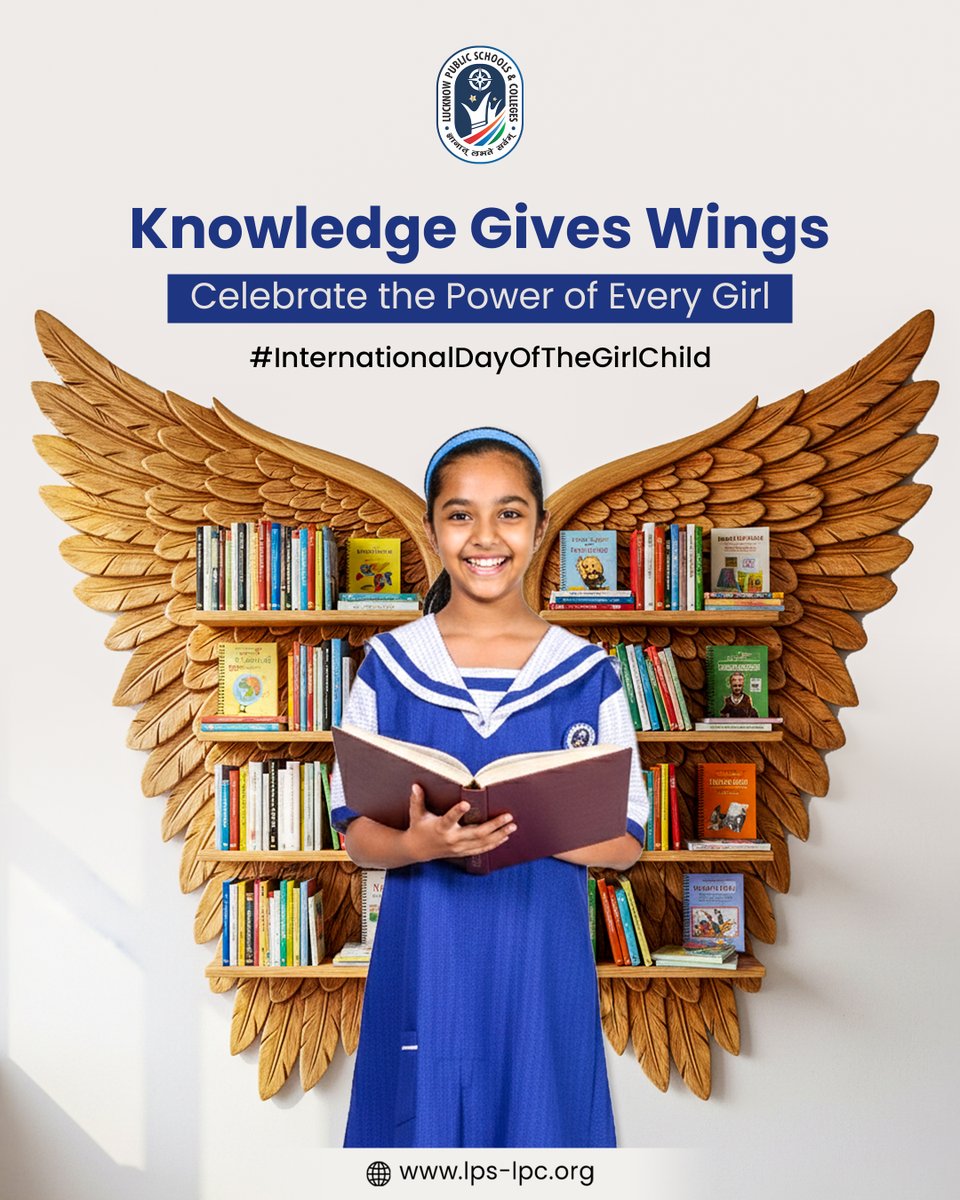 LucknowPublic's tweet image. To all the little girls who are watching this, never doubt that you are valuable and powerful, and deserving of every chance and opportunity in the world to pursue and achieve your own dreams.

#InternationalDayOfTheGirlChild #lps #lpc #lpscians #lucknowpublicschoolsandcolleges