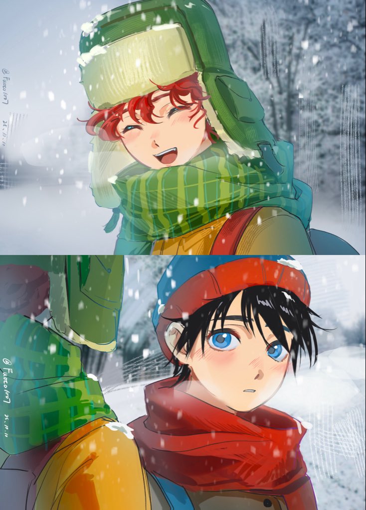Fuoco1007's tweet photo. ❄️#spstyle #spkytan #SouthPark https://t.co/FpeBB0YhBE