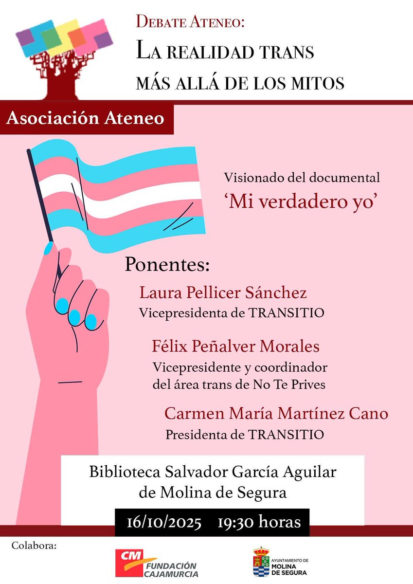 juan_gazz's tweet image. Desaparece logo @AytMolinaSegura del cartel.
La biblioteca es municipal por lo que el gobierno de @popularesmolina y de @Vox_Molina está cediendo un espacio que pertenece a los Molinenses a un chiringuito para adoctrinar con el dinero de todos.
#IdeologiadeGenero 
#Agenda2030