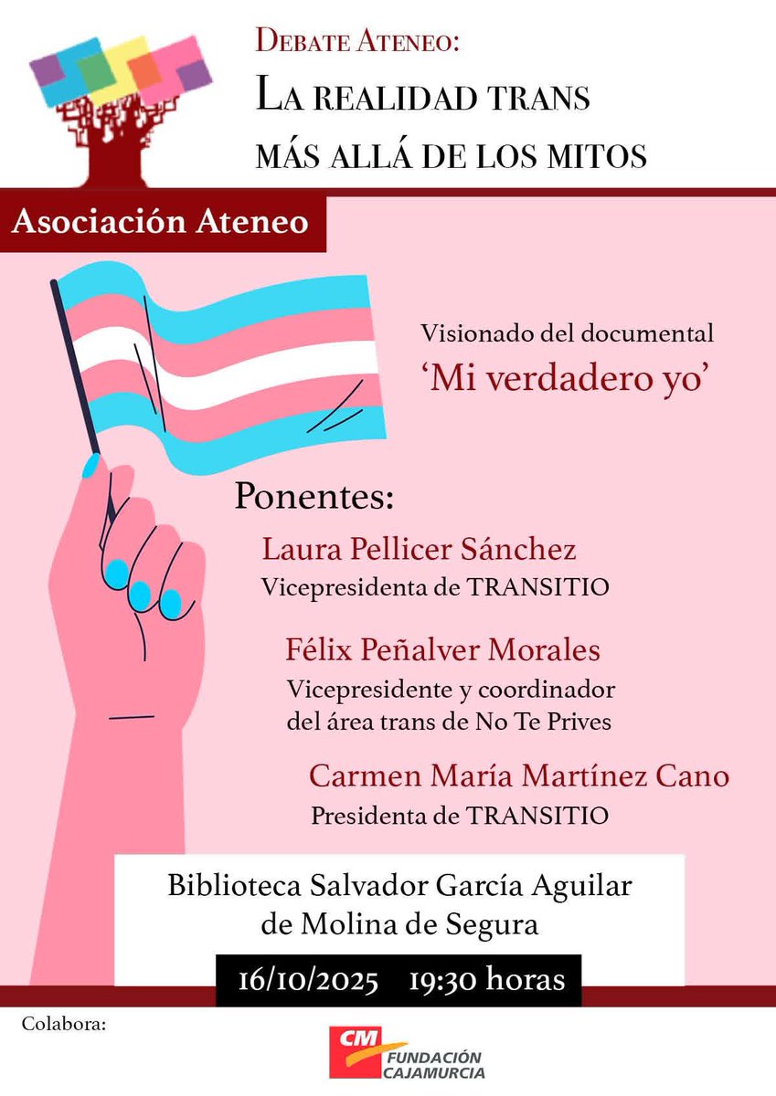 juan_gazz's tweet image. Desaparece logo @AytMolinaSegura del cartel.
La biblioteca es municipal por lo que el gobierno de @popularesmolina y de @Vox_Molina está cediendo un espacio que pertenece a los Molinenses a un chiringuito para adoctrinar con el dinero de todos.
#IdeologiadeGenero 
#Agenda2030