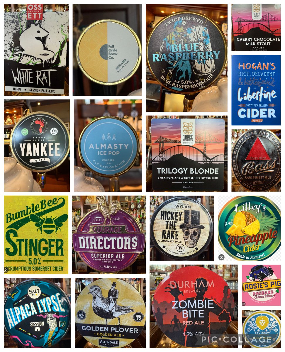 TheMarineNE33's tweet photo. OTB:-
Cask
@ThreeBrewing
@ossettbrewery
@AllendaleBrewCo
@bassbrewery
@MarstonsB
@durhambrewery
@StuBrewNCL

Keg
@twicebrewedbrewco
@fullcirclebrew
@RoostersBrewCo
@almastybrewingco
@wylambrewery
@SaltBeerFactory

Cider
@westonsciderfan
@bumblebeecider
@lilleyscider 
@hoganscider https://t.co/hSumCVB551