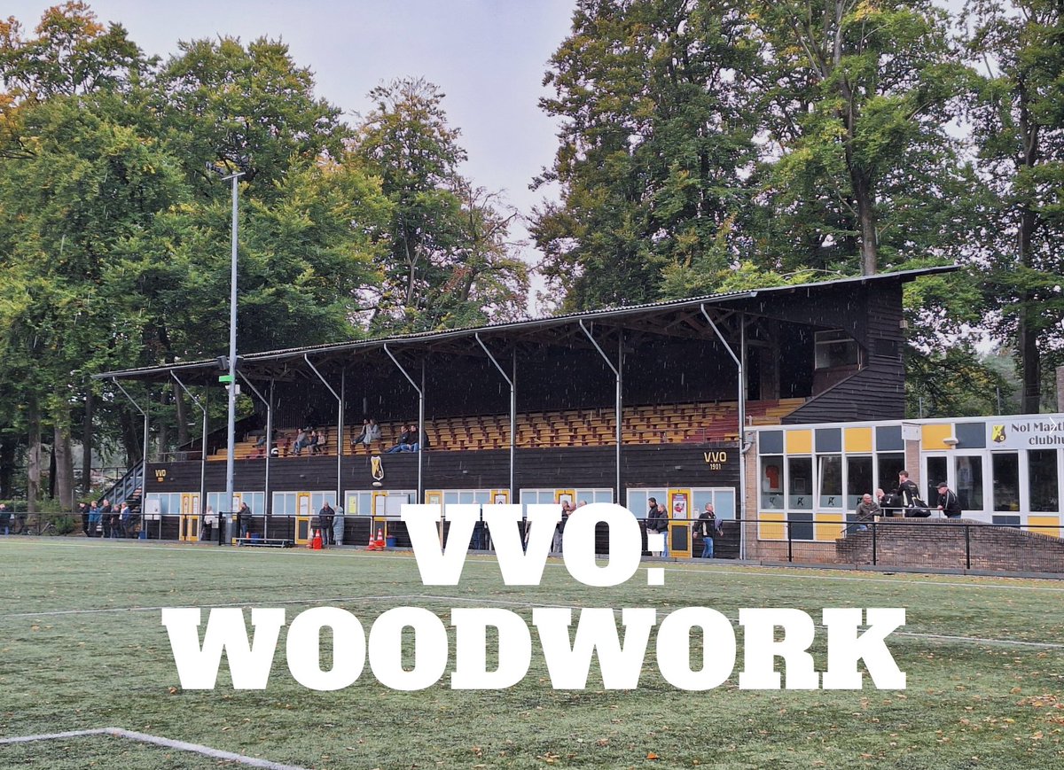 TerraceEdition's tweet photo. New: Words &amp; Images: @niek92jansen 

The autumn leaves are changing colours, just like the well worn wooden beams of VVO Velp.

We must care for the old structures of our game and hope they are there for Spring. #groundhopping

https://t.co/0EI4tJJkN5 https://t.co/wy9PJzcmyx