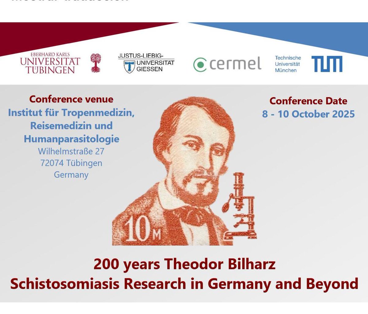 📢 La <a href="/Fundacio_Lluita/">Fundació Lluita contra les Infeccions</a> ha estat present a la Trobada Mundial d’Investigadors en #Esquistosomiasi a Tübingen. 🇩🇪

Presentem resultats preliminars del projecte #SchistoM sobre esquistosomiasi genital masculina + pòster científic. 👏

<a href="/xaviervalles/">Xavier Vallès</a> <a href="/aumigratoria/">Sílvia Roure</a> <a href="/CuetoEspan66224/">Sergio España Cueto</a>