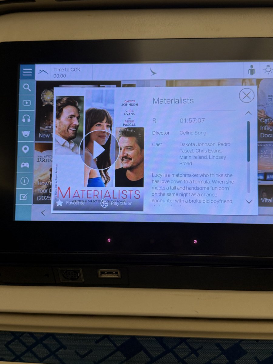 BLEUMTH's tweet image. ✈️ Flying back home and I’ve never clicked on a movie so fast on an airplane entertainment..