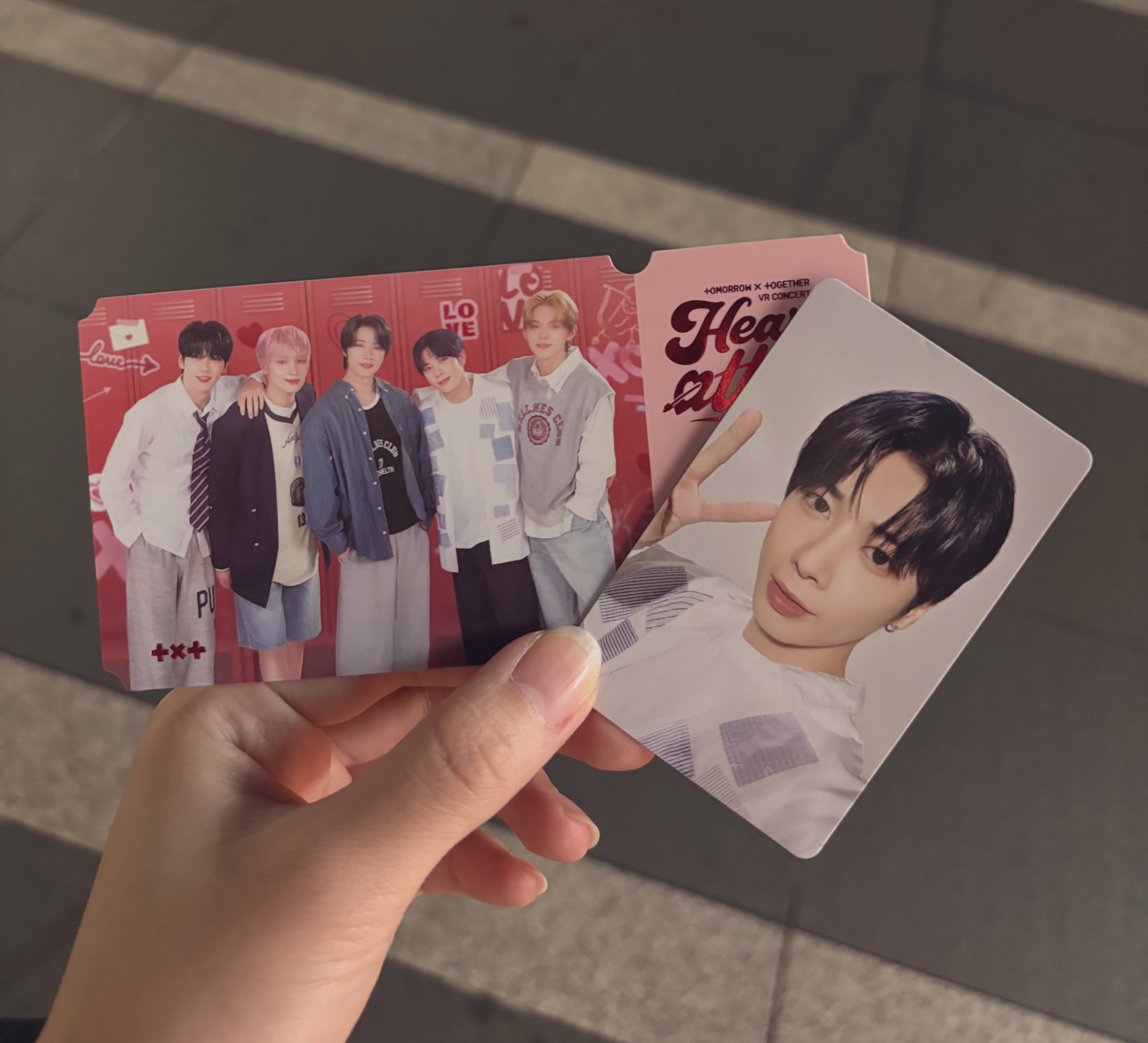 TXT VR Heart attack 特典 スペシャルフォトカード テヒョン TXT VR Heart attack 特典 スペシャルフォトカード テヒョン