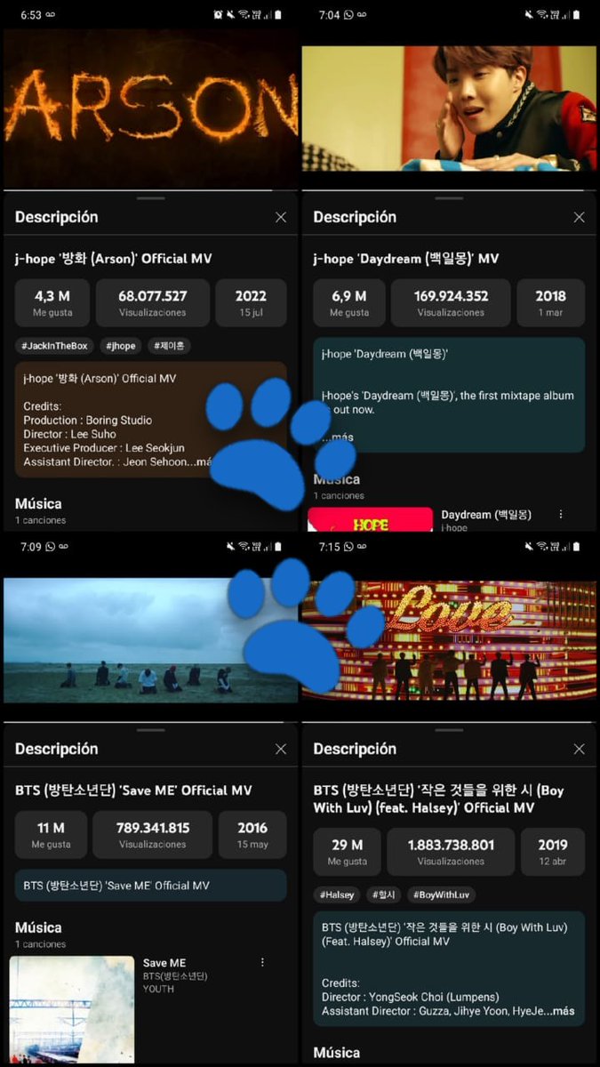 metzandi7's tweet image. 🔵 Arson + Daydream + Save Me + BWL 
#ARMYonYouTube 
#StreamFor_JHOPE
#StreamForBTS