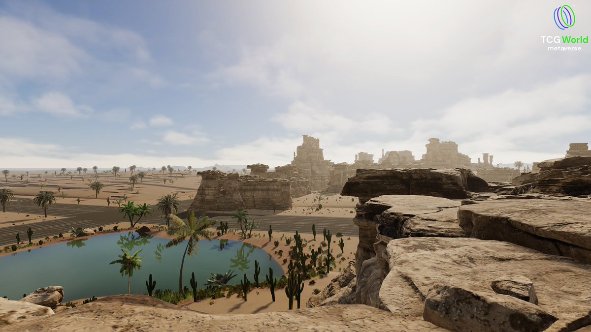 There’s more to the desert than sand! 🏜️

In Los Solaris, you can meet Phaedra the Swift, go on quests, find camels roaming the dunes, and even fish beneath the shimmering lakes. 🐪🎣
 It’s the desert like you’ve never seen it 🔥