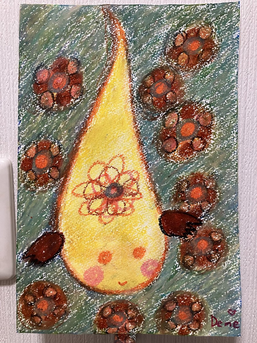 皆さんこんばんは♪
✨✨😊✨✨
おつかれさまです♪

この前🍀
椎茸を食べていて😋🎶
描きたくなって描きました✨✨🍄‍🟫✨✨

👅♫➰前作👻➰♡♫

＃サクラクレパス🌸