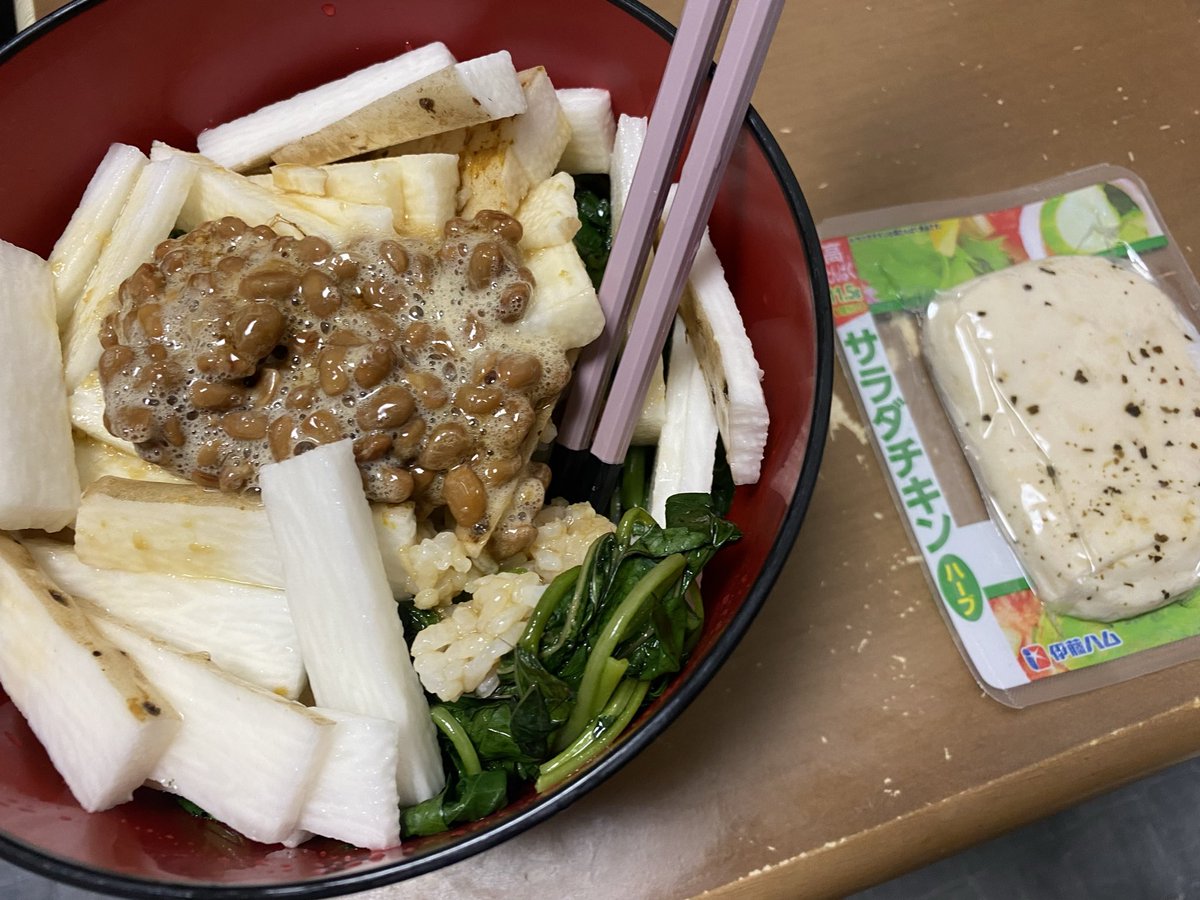 モロヘイヤ
長芋
納豆
わさび醤油