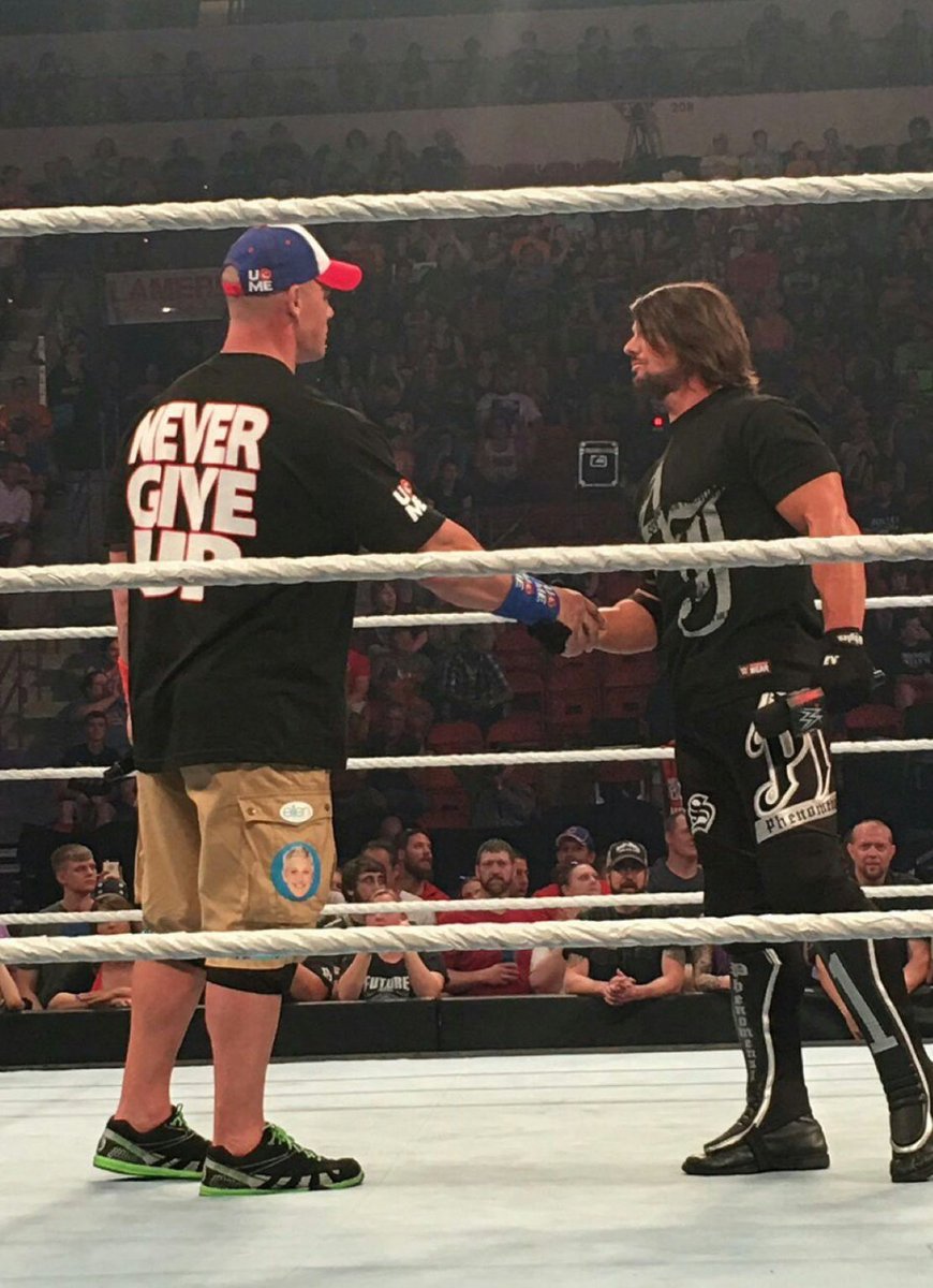 You can be phenomenal all you want…

But there’s only ONE franchise player. 

Cena. Styles. The rematch that shakes the universe.

FUCK YALL 🙌🏼