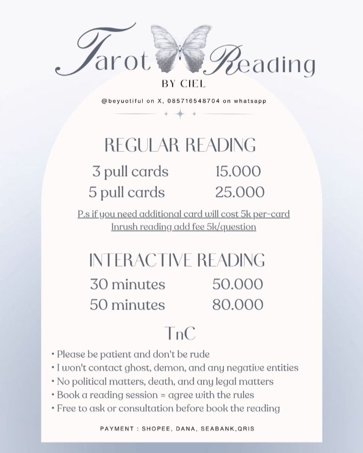 Ciel – Tarot Reading tweet media