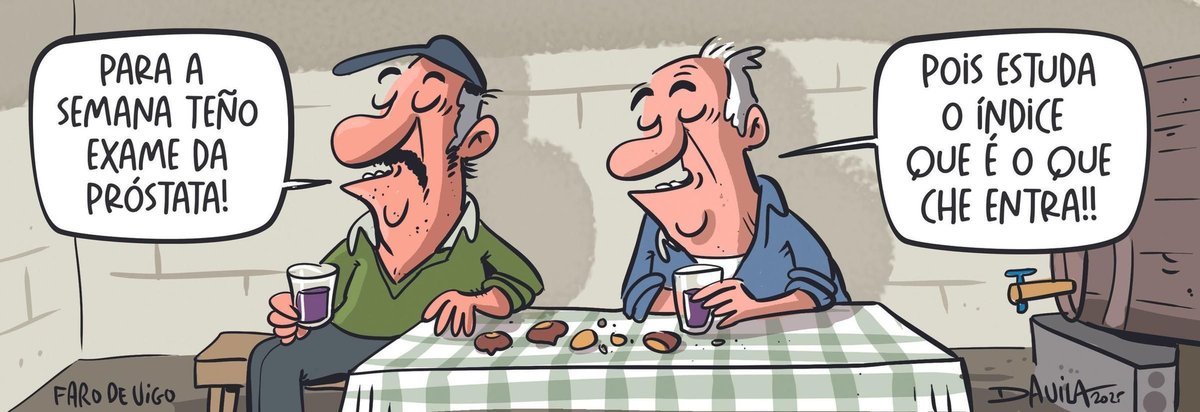 FansLuisDavila's tweet image. 🤣🤣🤣🤣🤣
#Saúde
#HumorGalego #Davila
👇𝙎𝙚́𝙜𝙪𝙚𝙣𝙤𝙨 𝙩𝙖𝙢𝙚́𝙣 𝙚𝙣 𝗜𝗡𝗦𝗧𝗔𝗚𝗥𝗔𝗠👇
instagram.com/fans_de_luis_d…
farodevigo.es/opinion/humor