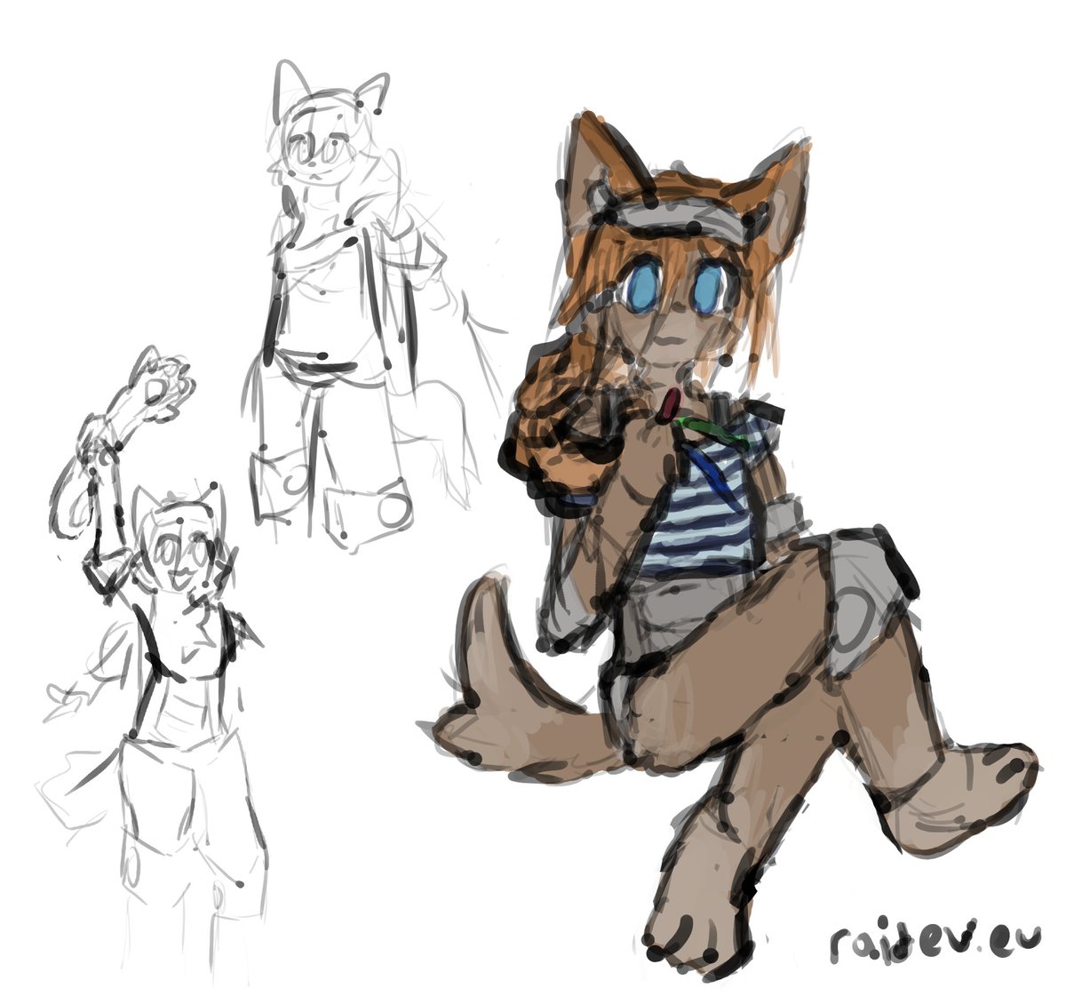 Cyris doodles
#furry #art #robot