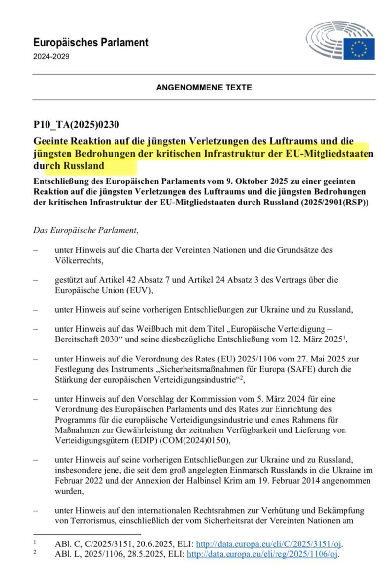 Die folgende Entschließung wurde gestern in dieser Form angenommen. 

Es ist kaum zu glauben, wie stark die Kriegshetze gegen Russland im Europäischen Parlament zugenommen hat. Narrative werden als Tatsachen dargestellt. Zahlreiche Abgeordnete übernehmen diese unhinterfragt oder