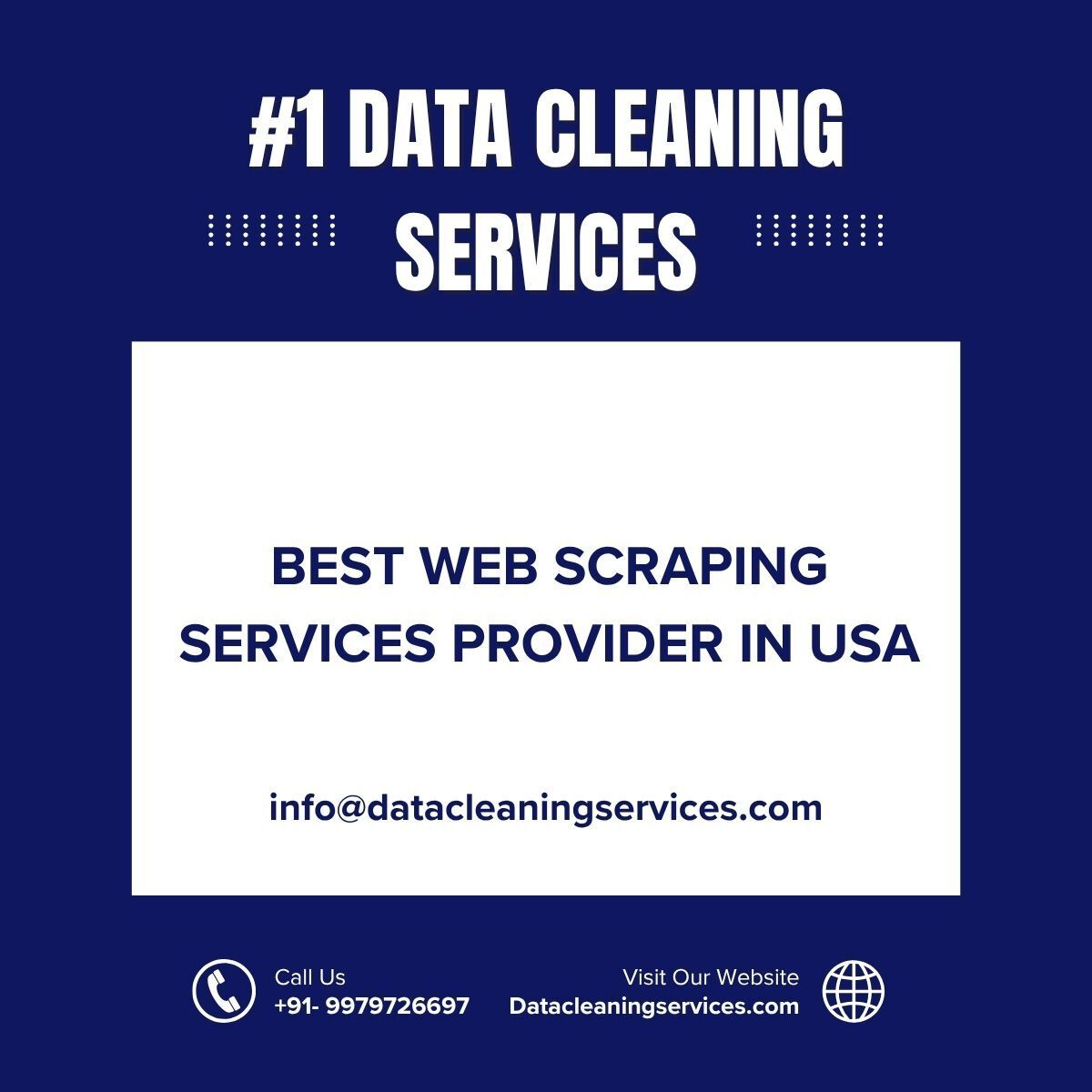 datacleaning's tweet image. Improve your database by eliminating incomplete or duplicated data with our expert data cleansing services. We help you maintain accurate, valuable data for better decision-making. Get in touch at info@datacleaningservices.com.  #DataScraping #DataCleaning #DataQuality