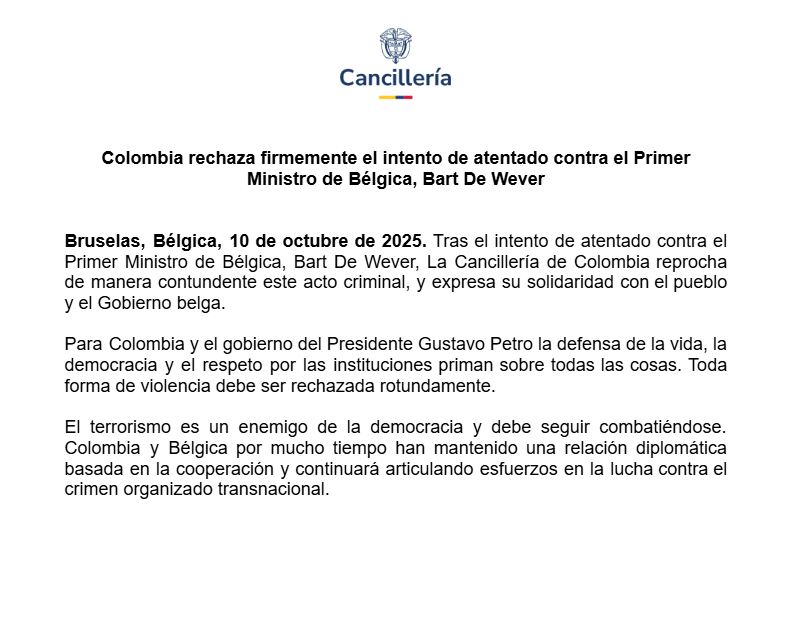 Cancillería Colombia tweet media