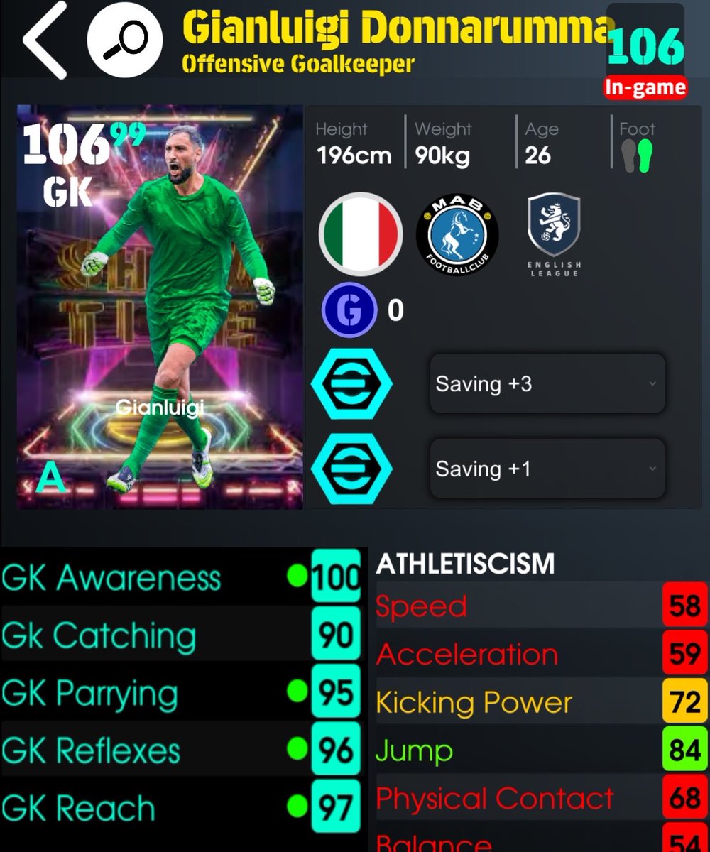 omegafcofficial's tweet image. Official Monday ShowTime with stats and boosters

#efootball2026 #efootball26 #efootballmobile2026 #efootballmobile26 #efootball