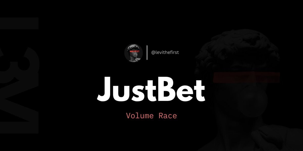 levithefirst's tweet image. Right now, on @JustBetOnchain, thereโs a race to see who can move the most volume before October 13, just three days left to climb the board.
It started on October 6 at 8PM UTC, with 1 million $WINR up for grabs in the latest Weekly Volume Race. Think of it as a game where theโฆ