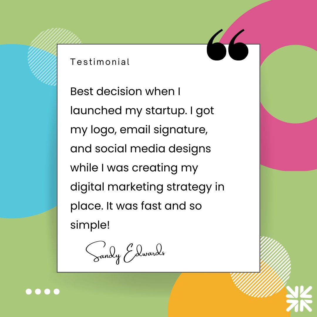 FLogoCreator's tweet image. 🚀 Launching a startup? Sandy found her secret weapon: #FreeLogoCreator!

From logos to email signatures &amp;amp; social headers, it’s everything a new brand needs to take off. ✨

Check it out 👉 freelogocreator.com