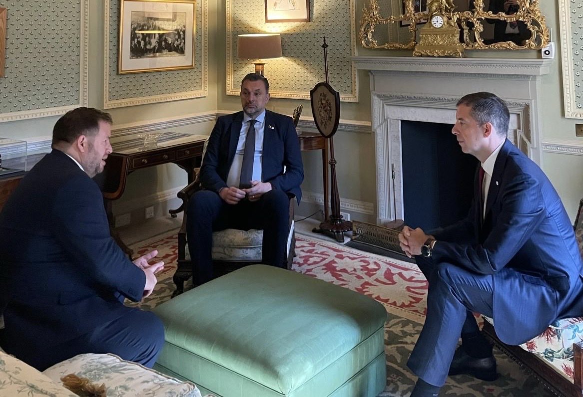 SDoughtyMP's tweet image. Good to meet with Bosnia and Herzegovina Foreign Minister @DinoKonakovic and Serbian Foreign Minister @markodjuric at the Western Balkans Summit Foreign Ministers meeting.

We discussed regional connectivity &amp;amp; opportunities for boosting co-operation that can benefit us all.