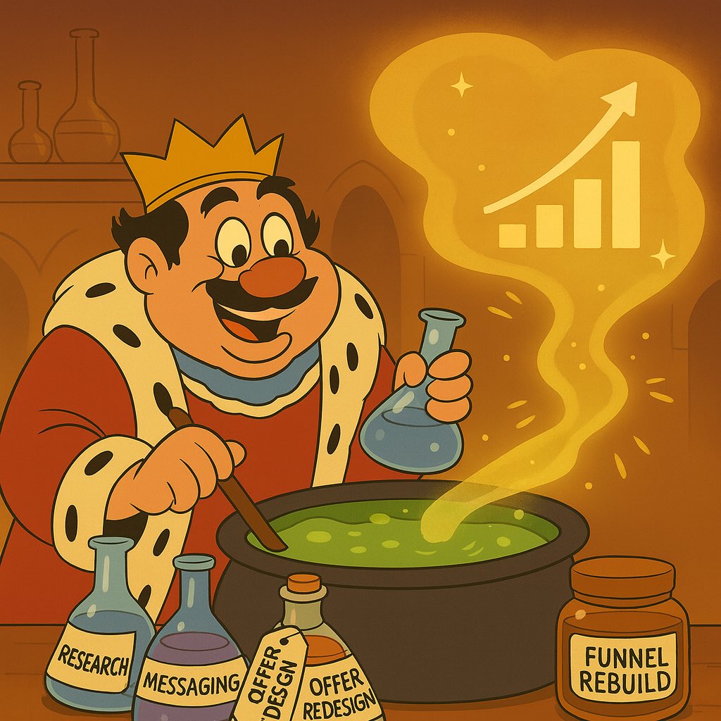 DTCMidas's tweet image. You're usually just a few optimizations away from being profitable and able to scale.
Here's how optimizing actually looks like in practice.
We launched in a new market a bit over a month ago.
From the start CAC was high, conversion was shit, and we were burning money.
So…