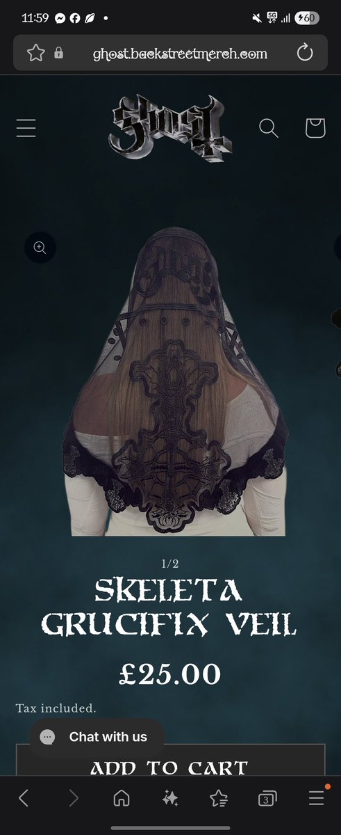 'I'm not gonna spend anymore money this month'
Ghost dropping absolute heat in their merch store 😭😭😭