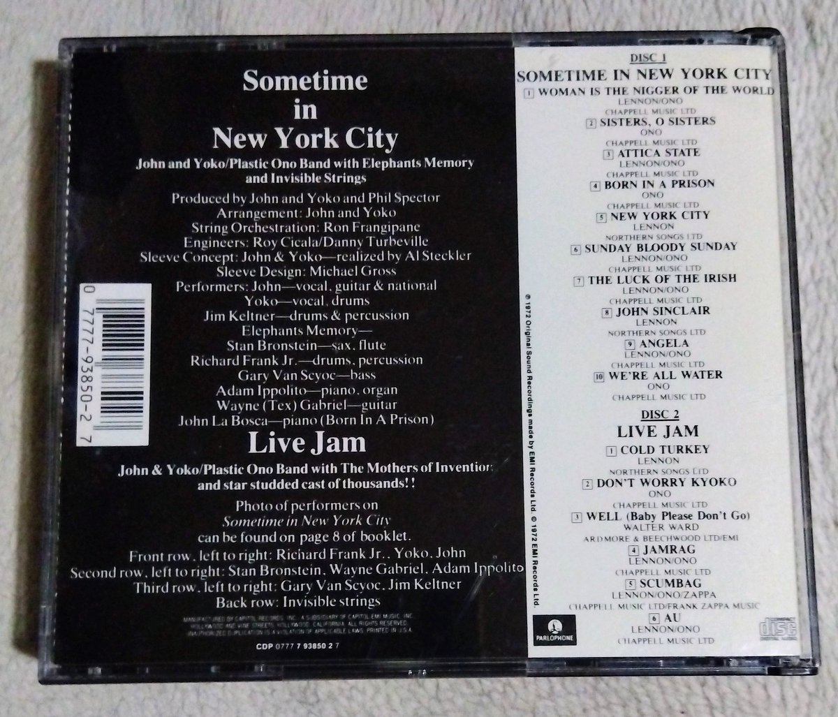 kintyre_909's tweet photo. #NowPIaying
SOMETIME IN NEW YORK CTIY
#JohnLennon & #YokoOno
#PlasticOnoBand
with #ElephantsMemory
plus #InvisibleStrings
このアルバムはこの先どうなってしまうのだろう…
Power To The PeopleのSuper Deluxe盤に収録されてるNew York Cityが答えなのかな…
#ジョン・レノン https://t.co/6IwXAN4U7H