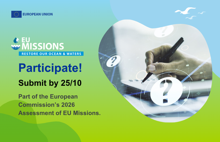 OurMissionOcean's tweet image. 📢 Help shape the future of #EUMissions!

Take part in the @EU_Commission 2026 Assessment, share your thoughts about the Missions’ outreach, and help us improve the implementation of the Missions. 💡🌍

Deadline: 25 October 2025 👉 ec.europa.eu/eusurvey/runne…

@cinea_eu…