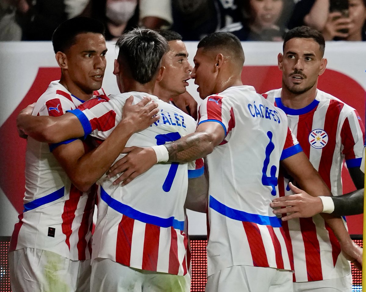 🇯🇵 パラグアイ戦 前半終了 🇵🇾 21分にアルミロンに先制ゴールを奪
