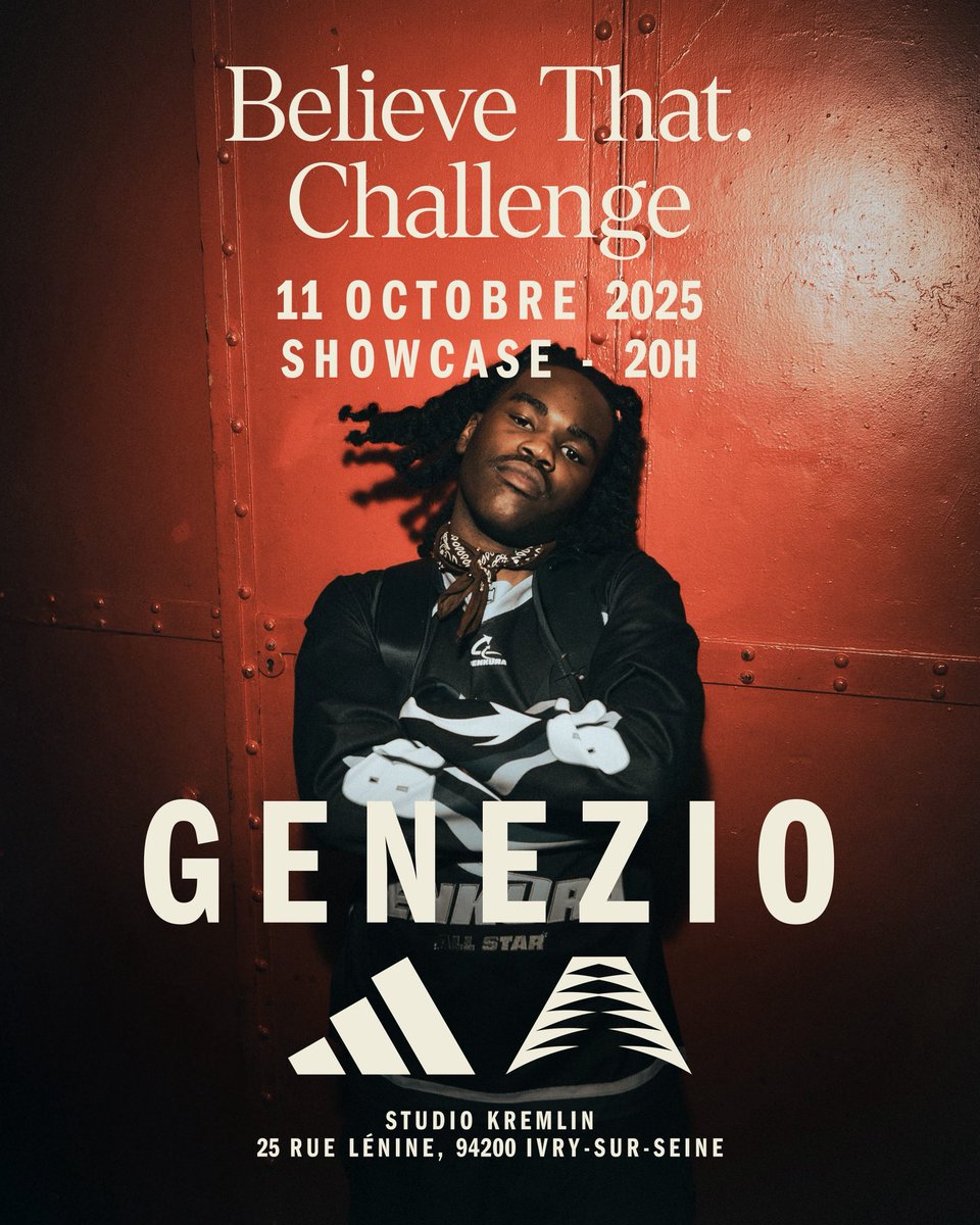 adidasFR's tweet photo. on clôture la soirée en beauté
avec un double showcase, 
au programme : 
@Biloukii et @GenezioLV https://t.co/e2jJQq77zK