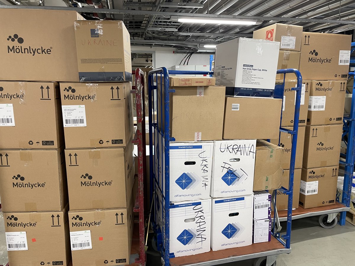 Pandy67Andy's tweet photo. NAFO🇳🇴Norway: Help needed, 30-40 boxes (ca a full Toyota Hiace/VW T4) of medical supplies need to go to Kyiv asap. Please RT or tag norwegian #NAFO DM if you can help, I am located in Oslo 👍🏻 https://t.co/lnv7fm2lrF
