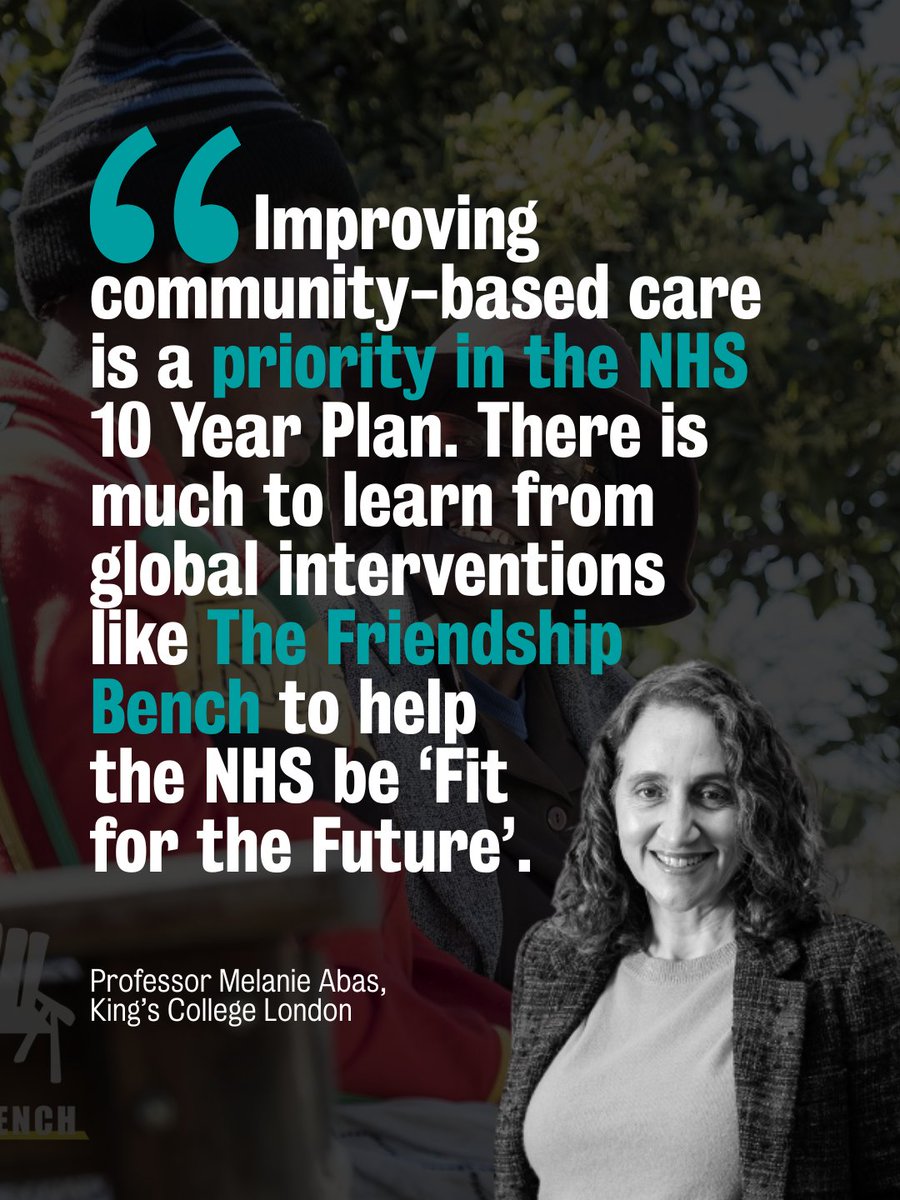 KingsIoPPN's tweet image. As part of the NHS 10 Year Plan, the UK aims to improve community-based health care.

There’s so much to learn from global interventions like  @friendshipbench, where community-led support has transformed mental health outcomes.
#WorldMentalhealthDay

🔗 kcl.ac.uk/news/spotlight…