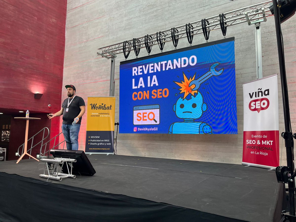 vinaseoevento's tweet image. @soywebmaster, de @seolucionescom, nos viene a hablar a #viñaseo sobre SEO para motores de búsqueda con IA 👀