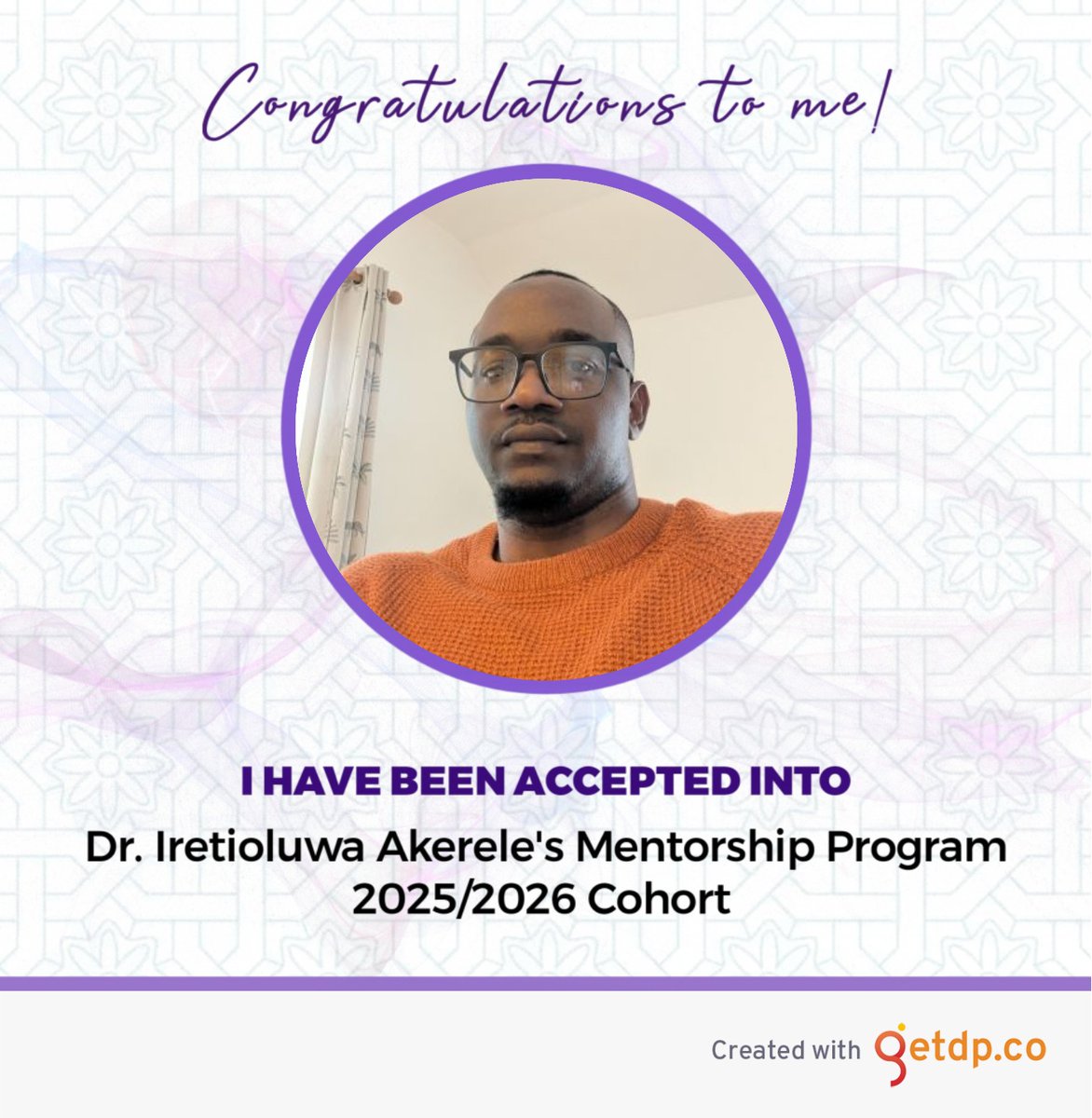 10.10.2025

Officially joined Dr <a href="/ireteeh/">Dr Iretioluwa Akerele</a> 's prestigious Mentorship Program.