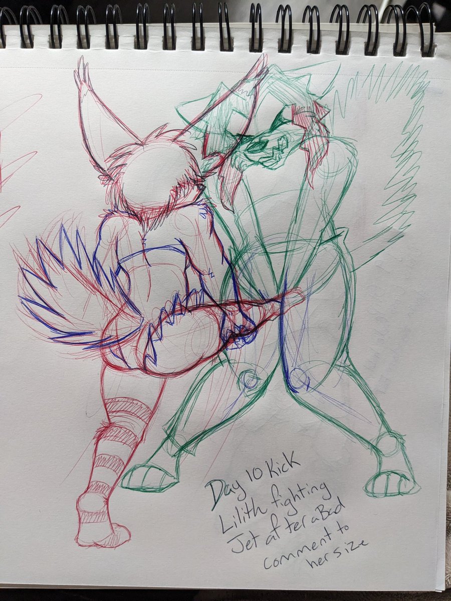 Fightober Day 10 Kick

Lilith was told one too many times she was short/satellite ears/etc. That unfortunately the gremlin finally got Jet where it counts... Supposibly the 3rd offence this past month!

#fightober #fightober2025 #kick