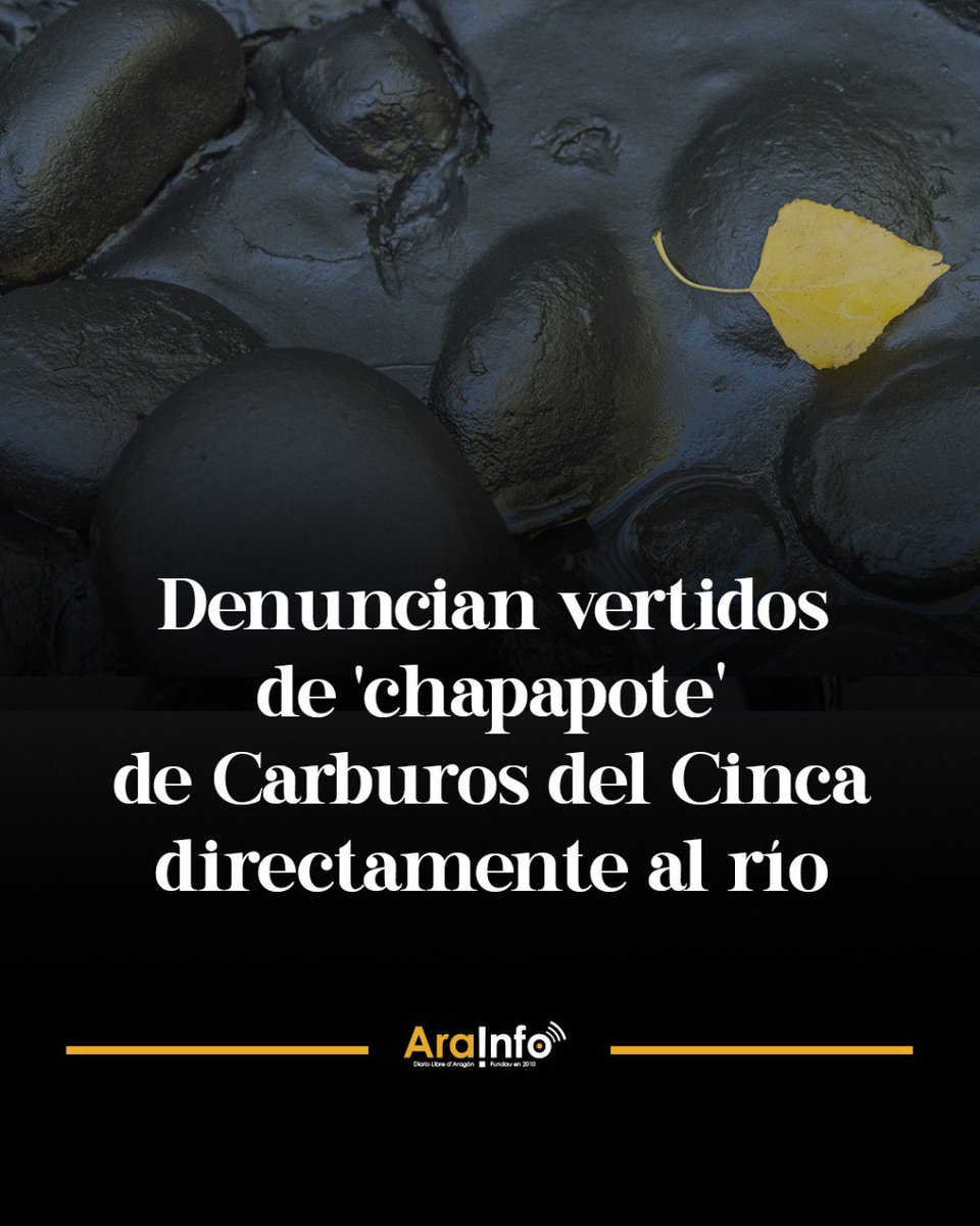 Cambiar Monzón exige la retirada inmediata de los vertidos tóxicos de Carburos del Cinca. <a href="/vicentegueonc/">vicente guerrero</a>, portavoz del grupo y coordinador de <a href="/IUAltoaragon/">Izquierda Unida Altoaragón</a>, califica los hechos como una “agresión ambiental intolerable” que exige respuestas rápidas y firmes arainfo.org/?p=314657