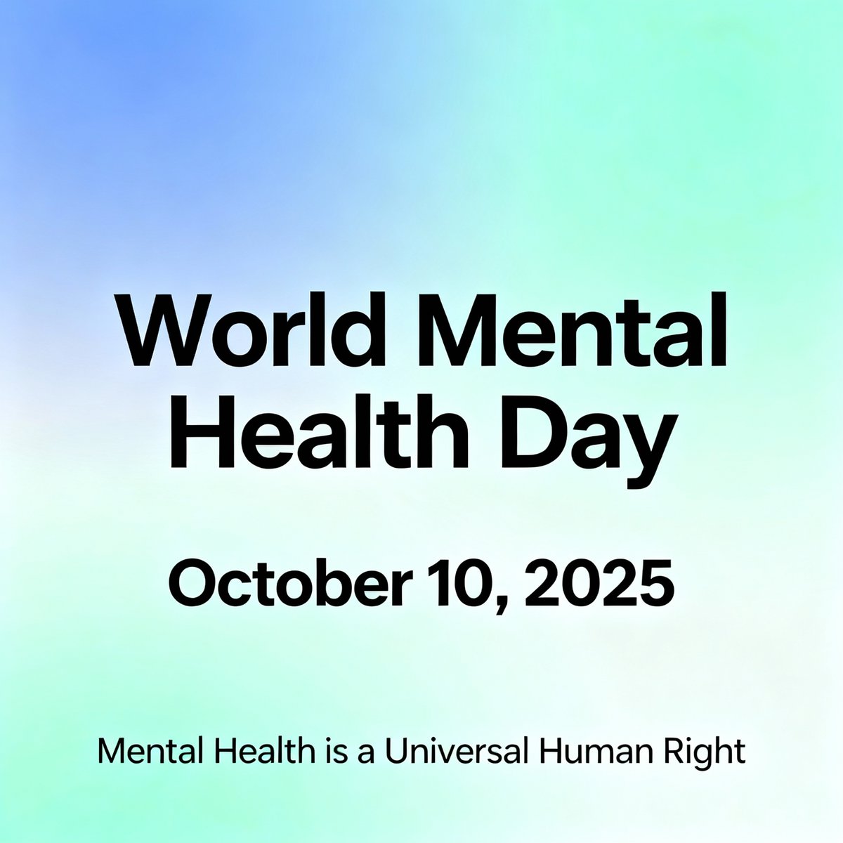 reesharma's tweet photo. Today we stand together for World Mental Health Day 2025 🌍💙
This World Mental Health Day, let's commit to:
Breaking stigma around mental health
Making services accessible to ALL
Supporting our community with empathy
Normalizing conversations about mental wellness https://t.co/Xq65uWbAF4