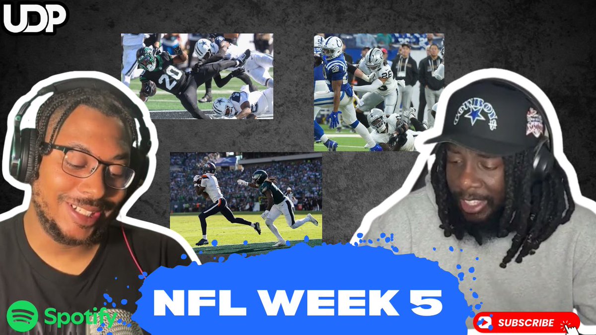 UnanimousDisp's tweet image. youtu.be/sd9vsnkVCnw?si…

NFL  Week 5 Recap and Week 6 predictions 
#NFL #podcast #UDP #uanimousdispute
Comment your week 6 predictions below!