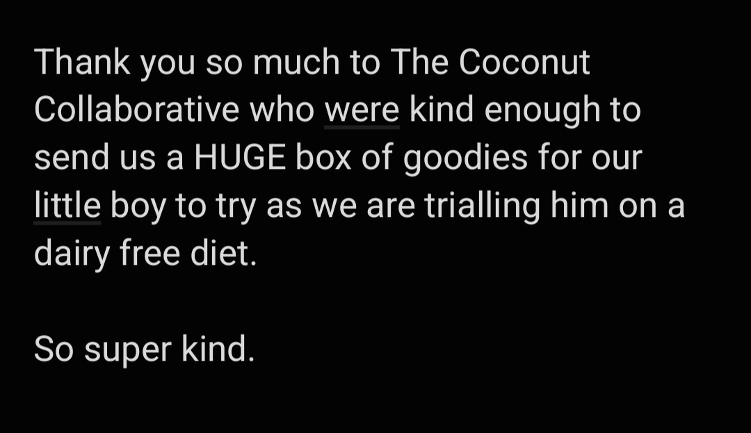 SuzzElizabeth's tweet image. Thank you @coconutcollab