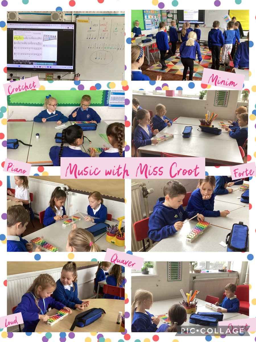 Dosbarth Efydd are ending the week on a high note! Learning new music terminology whilst playing the xylophone. Fantastic Friday fun with rhythm and creativity!