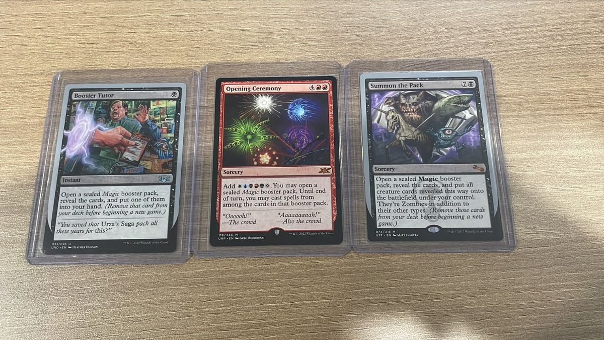 Ceteee21's tweet image. Just want to share my LGS' rule zero

You can randomly cast one of these from outside the game