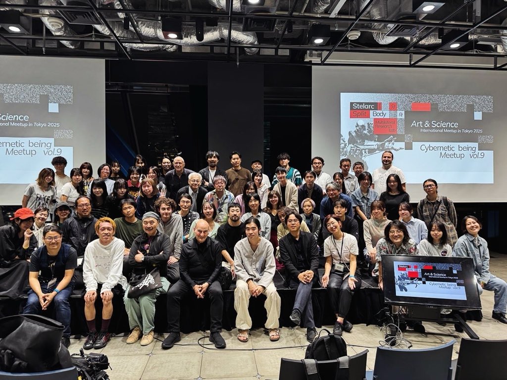 10月7日（火）に開催されたサイバネティックビーイング・ミートアップの写真です！ご参加いただいた皆様、そしてご来場いただいた皆様、本当にありがとうございました！