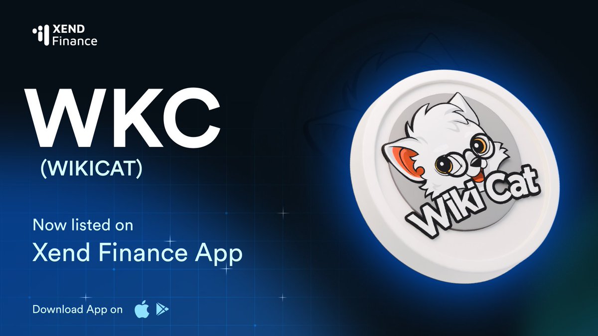 🟢JUST IN: Wiki Cat is now LIVE on Xend Finance! 🐱

You can now buy $WKC with Naira (cNGN) or USDT directly on the Xend Finance App - making it easier than ever to join the <a href="/wikicatcoin/">Wiki Cat</a> community!