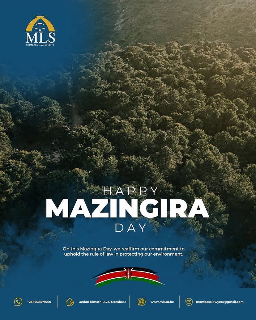 Happy MazingiraDay from Mombasa Law Society