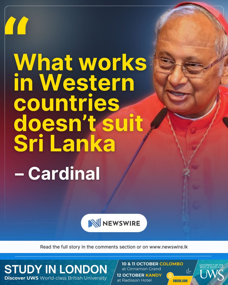 NewsWireLK's tweet image. “We cannot accept this. What works well in Western countries doesn’t necessarily suit Sri Lanka. We have our own culture, systems, and values that deserve respect. That’s why we urge education authorities not to obstruct the tendency to instill respect, love, and devotion in…